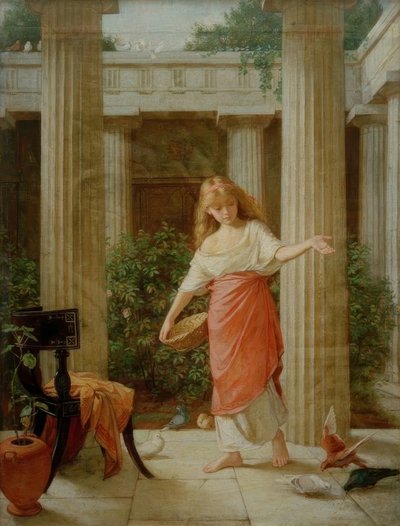 In the Peristyle by John William Waterhouse